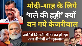 Modi Shah के लिये गले की हड्डी क्यों बन गये Kejriwal  BJP को भारी नुकसान  Deepak Sharma [upl. by Arved]