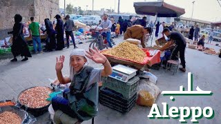 Aleppo Old Market Walking Tour Bab Antakya  Syria 2022 [upl. by Ardied]