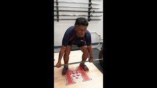 News anchor vs NFL player deadlift challenge 🏋️ [upl. by Alarise]