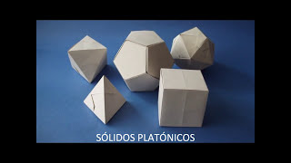 Como hacer SÓLIDOS PLATÓNICOS Regulares en origami paso a paso [upl. by Dduj]