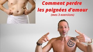 Comment perdre les poignées damour mes 3 exercices [upl. by Stacia]