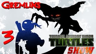 NAVIDAD TORTUGAS NINJA show 3 GREMLINS  stop motion  corto  parodia  animacion  tmnt [upl. by Aynat]