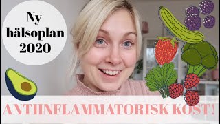 Antiinflammatorisk kost What I eat Min nya hälsoplan 2020 Stina Möllstam [upl. by Rafaelle]