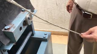 ACSR Wire Stripping Separating Machine [upl. by Haskel]