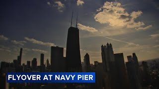 Flyover in Chicago opens at Navy Pier Friday [upl. by Aisorbma]