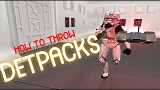 Battlefront 2 2005 How to throw Detpacks  Engineer tips and gameplay [upl. by Sheets]