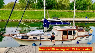 Nauticat 36 Sailing Ford Engine Details Year 2022 [upl. by Ellon]