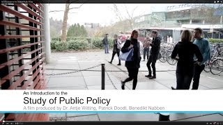 An Introduction to the Study of Public Policy [upl. by Onfroi]