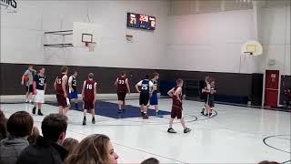 Bellingham Christian School Basketball 2015 Dec 7 Cornerstone [upl. by Atinnek397]