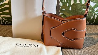 Unboxing Polène Bag l Polène Nodde Bag in Cognac Color l Fresh from Paris polenebag noddebagpolene [upl. by Aenel]