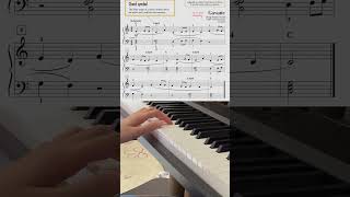 Gavotte Handel  2 months of piano adult beginner piano beginner [upl. by Rother]