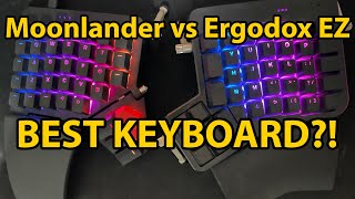 ZSA Moonlander vs Ergodox EZ BEST Split Mechanical Ergonomic Keyboard  Richard Reviews [upl. by Mcintosh]