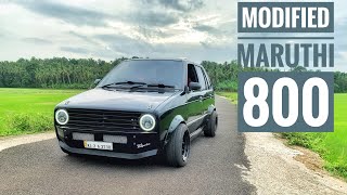 Modified Maruti Suzuki 800 black colour 1992 Model  malayalam [upl. by Alejna]