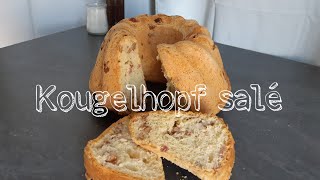 Kougelhopf 👩‍🍳 Version salée  Recette pas à pas  Fait maison [upl. by Leirbaj]