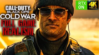 Call of Duty Black Ops Cold War｜Full Game Playthrough｜Realism Difficulty｜4K RTX [upl. by Aicirtan]