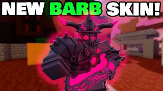 New Corrupted Barbarian Kit Skin Roblox Bedwars [upl. by Hiram]