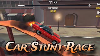 🚘Car Stunt Race mega ramps gameplay Android iOS PC 15 [upl. by Racklin893]