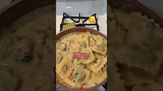 Ravioli in a Creamy Alfredo Sauce  Giovanni Rana  Italy’s Most Loved Pasta asmr pasta [upl. by Barnaba]