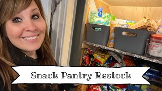 Pantry Organization  Pantry Restock and Refill [upl. by Ylac]