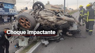 ¡QUEDÓ HECHO PEDAZOS  Muestran nuevas imágenes del fatal accidente en Atizapan [upl. by Seta]