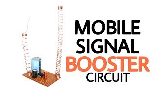 Mobile Signal Booster  how to make mobile signal booster at home [upl. by Asilad]