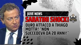 SABATINI SHOCK Attacco duro a Motta in DIRETTA [upl. by Rma]