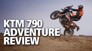 KTM 790 Adventure  Adventure R review  First launch report [upl. by Fennell]