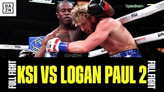 FULL FIGHT  KSI vs Logan Paul 2 [upl. by Odlaw]