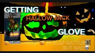 GETTING THE HALLOW JACK GLOVE IN SBBB HALLOWEEN GLOVE [upl. by Kenon61]