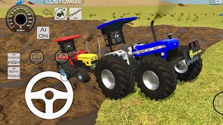 4X4 New Holend 3630 Ne 5911 tractor 🚜 Nikala ✅🤔🫣indian vehicle game farming simulator [upl. by Buffo]