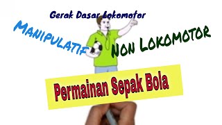 MATERI PJOK KELAS 5 PERMAINAN BOLA BESAR  GERAK DASAR SEPAK BOLA [upl. by Jaynes]