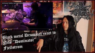 Black Metal Drummer react To  Nilsquot Dominator quot Fiellstrom  Dark Funeral  Vobiscum Satanas [upl. by Inat473]