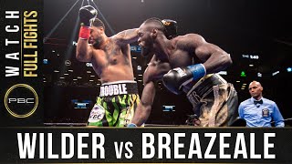 Wilder vs Breazeale FULL FIGHT May 18 2019  PBC on Showtime [upl. by Enale930]