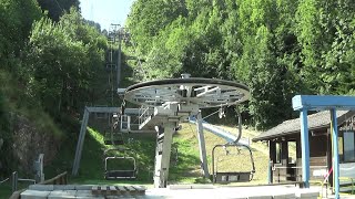 Risalita integrale seggiovia Leitner quotPian del Falcoquot  Sestola MO  Chairlift  Telesilla [upl. by Anayeek]