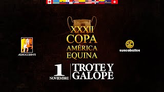 XXXII COPA AMERICA EQUINA 2024  DIA 2 TROTE Y GALOPE [upl. by Engel763]