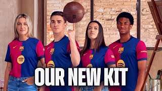 BARÇAS NEW KIT FOR THE 2425 SEASON  FC Barcelona 🔵🔴 [upl. by Savil740]