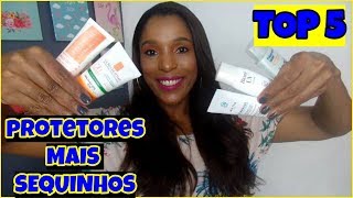 Top 5 Protetores Solares Mais Sequinhos Para Peles Oleosas Atualizado em 2019 [upl. by Attekal149]