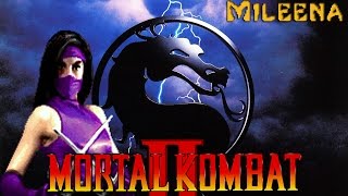 Mileena  Mortal Kombat 2 Arcade Playthrough [upl. by Romo]