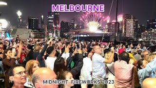 Melbourne Fireworks 2023 New Years Eve [upl. by Aylat777]