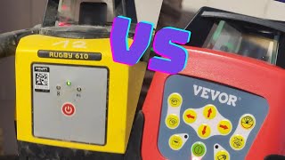 Laser rotacyjny Niwelator Rotationslaser Vevor vs Leica Rugby 610 szybki test [upl. by Amocat]