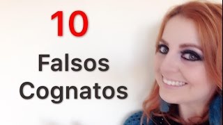 10 falsos cognatosfalsos amigos em espanhol ESPANHOL PARA BRASILEIROS [upl. by Asilrac]