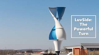 How We Install Our Vertical Axis Wind Turbine  LuvSide The Powerful Turn [upl. by Aerdnuahs]