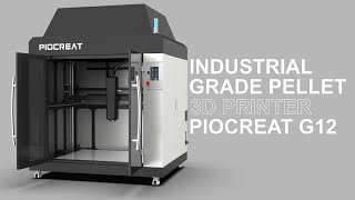 PIOCREAT G12 INDUSTRIAL GRADE PELLET 3D PRINTER PETG TABLE AND CHAIR PRINTING [upl. by Aicetel]