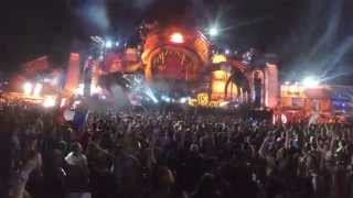 EDC LV 2014  Day 3  bassCON  Angerfist [upl. by Anaugahs]