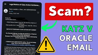 Katz Privacy Settlement Email  Legit or Scam [upl. by Queridas824]