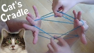 How to do Cats Cradle EASY Step by step with string [upl. by Orren624]