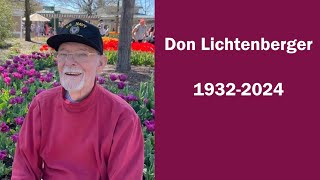 Don Lichtenberger Memorial Service [upl. by Sadie]