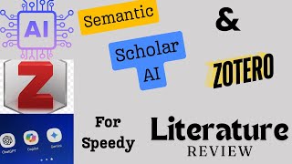 Effortless Literature review with Semantic Scholar and Zotero [upl. by Eiramac]