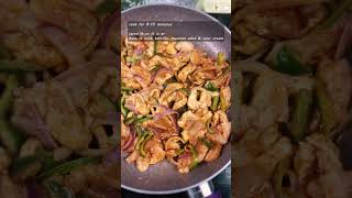 Chicken Fajitas chicken fajitas mexican mexicanfood snacks healthy foodie [upl. by Onairam]