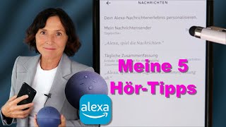 5 Tipps zum Hören mit dem Echo Dot und Alexa Für Senioren einfach erklärt [upl. by Lozar440]